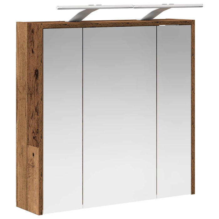 Dulap cu oglindă pentru baie Lemn vechi 63,5 x 16 x 62,5 cm - WALTI WALTI