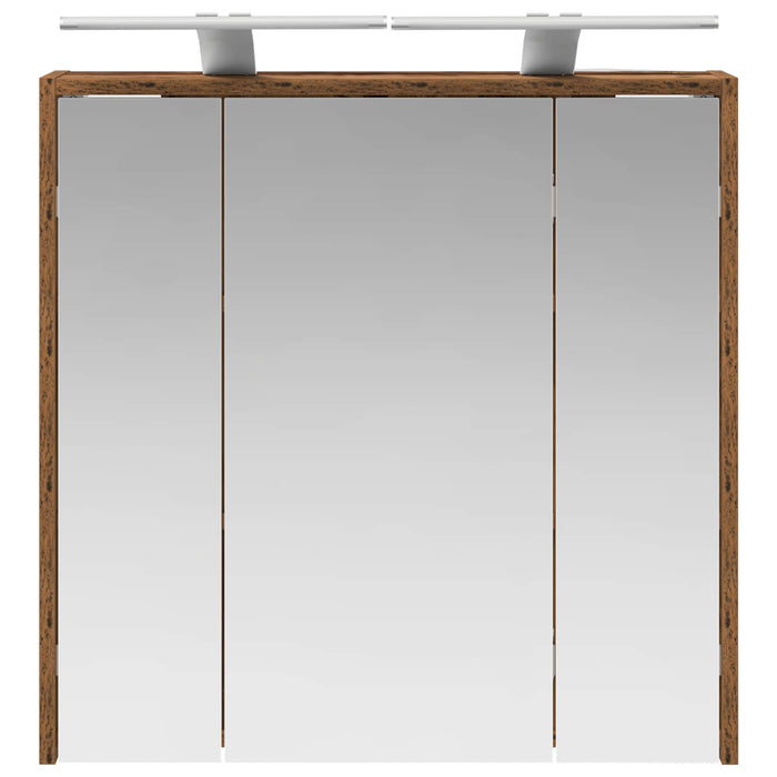 Dulap cu oglindă pentru baie Lemn vechi 63,5 x 16 x 62,5 cm - WALTI WALTI