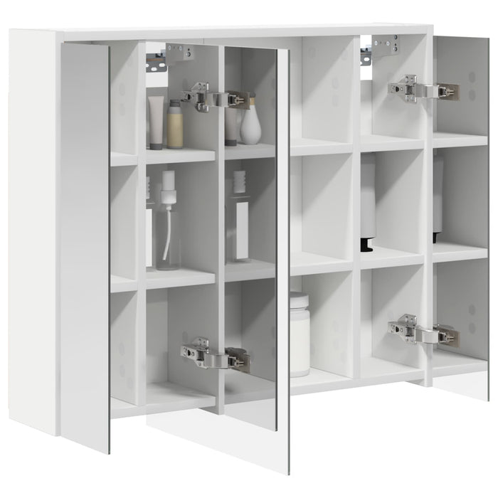 Dulap cu oglindă pentru baie Alb 73,5 x 16 x 62,5 cm - WALTI WALTI