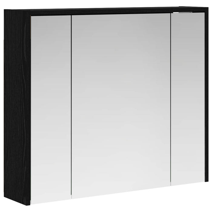 Dulap cu oglindă pentru baie Stejar Negru 73,5 x 16 x 62,5 cm - WALTI WALTI