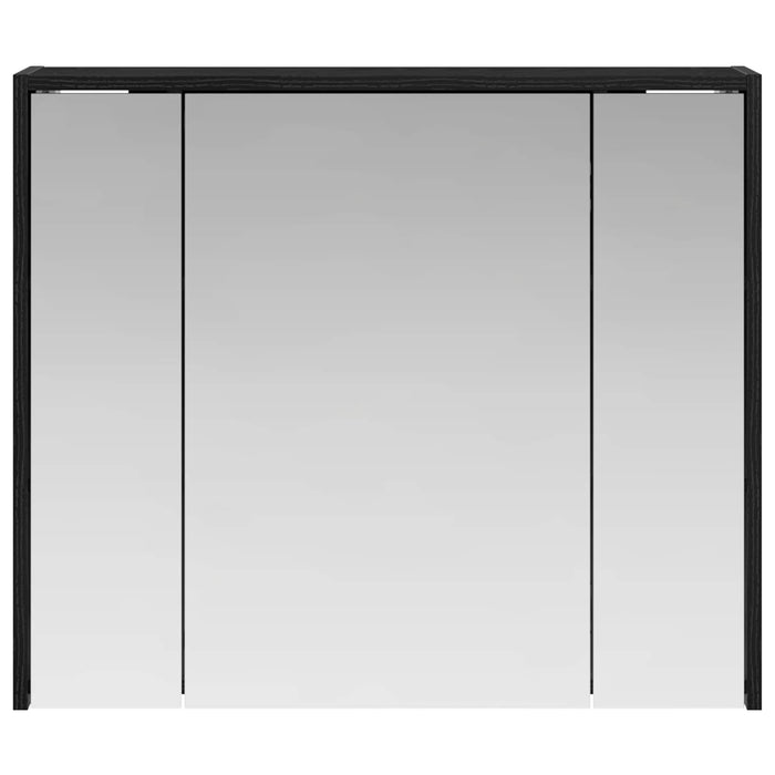 Dulap cu oglindă pentru baie Stejar Negru 73,5 x 16 x 62,5 cm - WALTI WALTI
