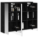 Dulap cu oglindă pentru baie Stejar Negru 73,5 x 16 x 62,5 cm - WALTI WALTI