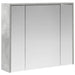 Dulap cu oglindă pentru baie Gri din beton 73,5 x 16 x 62,5 cm - WALTI WALTI