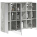 Dulap cu oglindă pentru baie Gri din beton 73,5 x 16 x 62,5 cm - WALTI WALTI