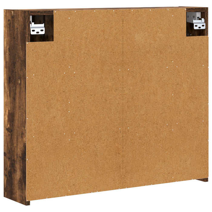 Dulap cu oglindă pentru baie Stejar fumuriu 73,5 x 16 x 62,5 cm - WALTI WALTI