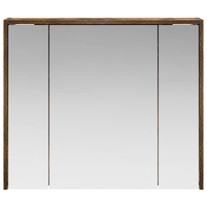 Dulap cu oglindă pentru baie Stejar fumuriu 73,5 x 16 x 62,5 cm - WALTI WALTI