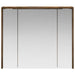 Dulap cu oglindă pentru baie Stejar fumuriu 73,5 x 16 x 62,5 cm - WALTI WALTI
