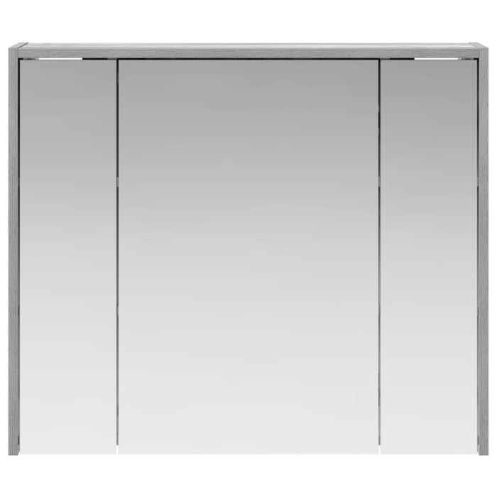 Dulap cu oglindă pentru baie Gri Sonoma 73,5 x 16 x 62,5 cm - WALTI WALTI