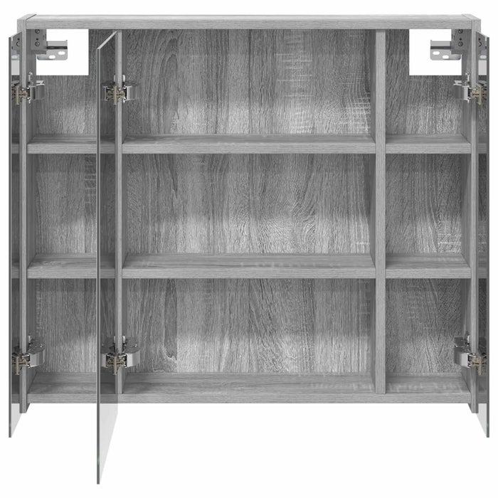 Dulap cu oglindă pentru baie Gri Sonoma 73,5 x 16 x 62,5 cm - WALTI WALTI