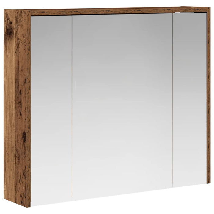 Dulap cu oglindă pentru baie Lemn vechi 73,5 x 16 x 62,5 cm - WALTI WALTI
