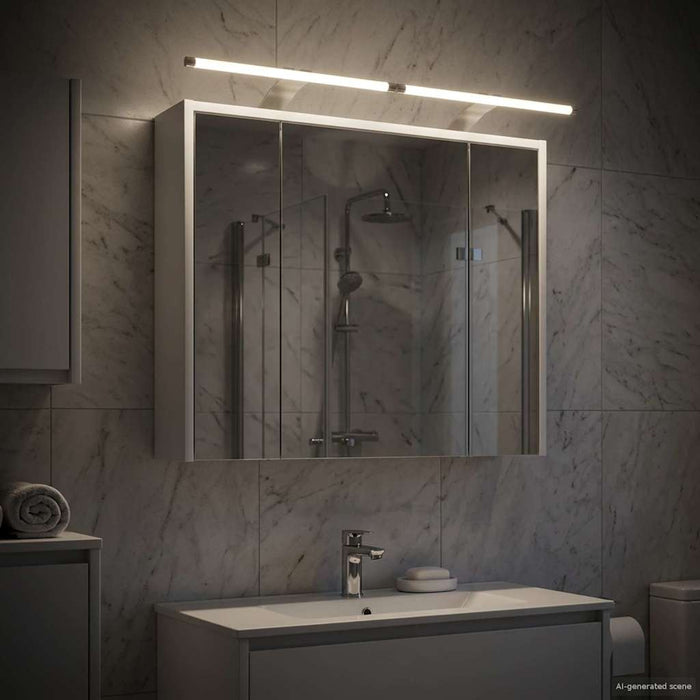 Dulap cu oglindă pentru baie Alb 73,5 x 16 x 62,5 cm - WALTI WALTI