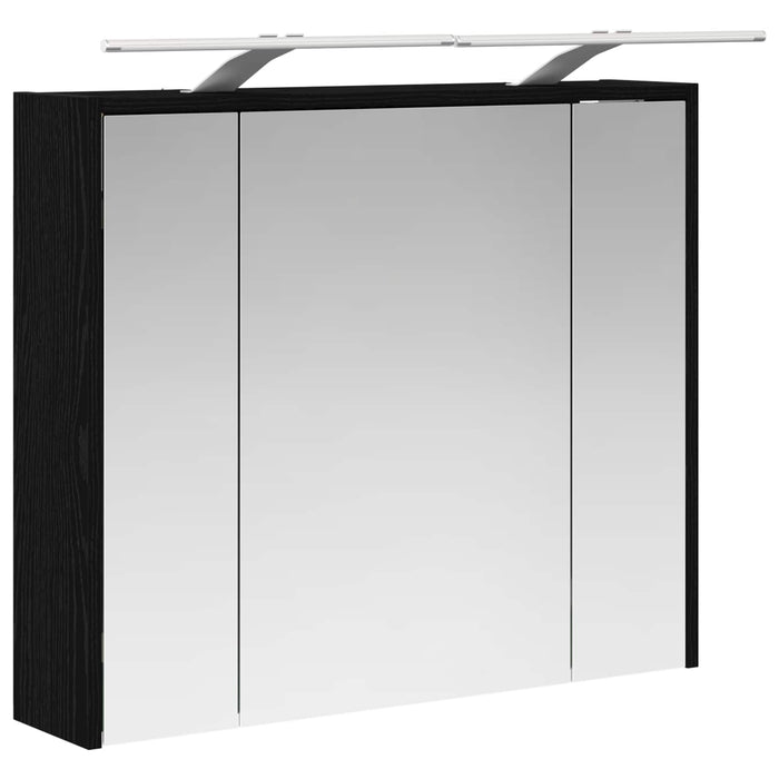 Dulap cu oglindă pentru baie Stejar Negru 73,5 x 16 x 62,5 cm - WALTI WALTI