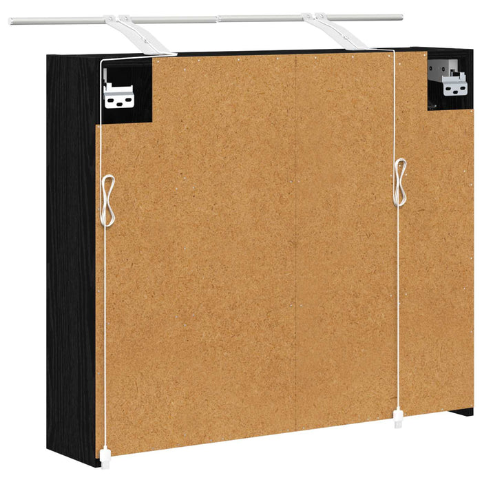 Dulap cu oglindă pentru baie Stejar Negru 73,5 x 16 x 62,5 cm - WALTI WALTI