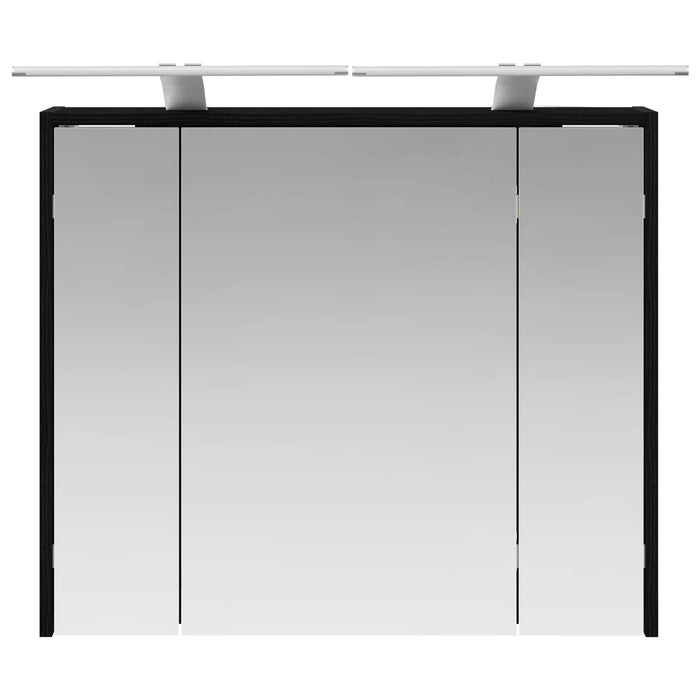 Dulap cu oglindă pentru baie Stejar Negru 73,5 x 16 x 62,5 cm - WALTI WALTI