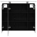Dulap cu oglindă pentru baie Stejar Negru 73,5 x 16 x 62,5 cm - WALTI WALTI