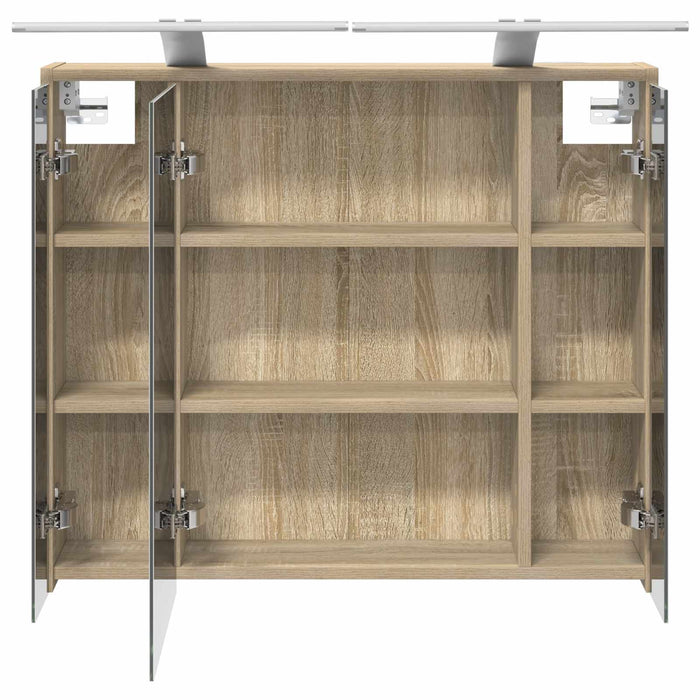 Dulap cu oglindă pentru baie Stejar Sonoma 73,5 x 16 x 62,5 cm - WALTI WALTI