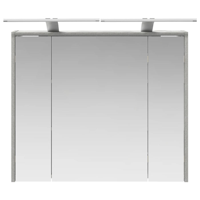 Dulap cu oglindă pentru baie Gri din beton 73,5 x 16 x 62,5 cm - WALTI WALTI