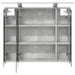 Dulap cu oglindă pentru baie Gri din beton 73,5 x 16 x 62,5 cm - WALTI WALTI