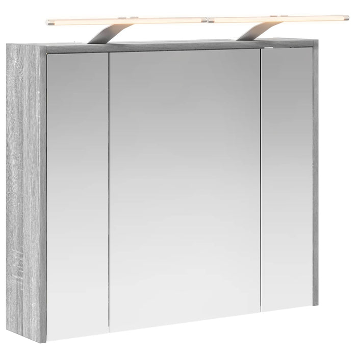 Dulap cu oglindă pentru baie Gri Sonoma 73,5 x 16 x 62,5 cm - WALTI WALTI