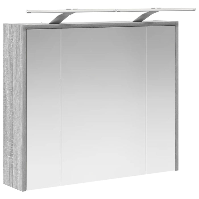 Dulap cu oglindă pentru baie Gri Sonoma 73,5 x 16 x 62,5 cm - WALTI WALTI