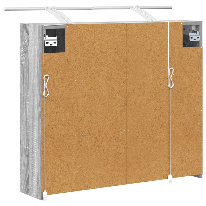 Dulap cu oglindă pentru baie Gri Sonoma 73,5 x 16 x 62,5 cm - WALTI WALTI