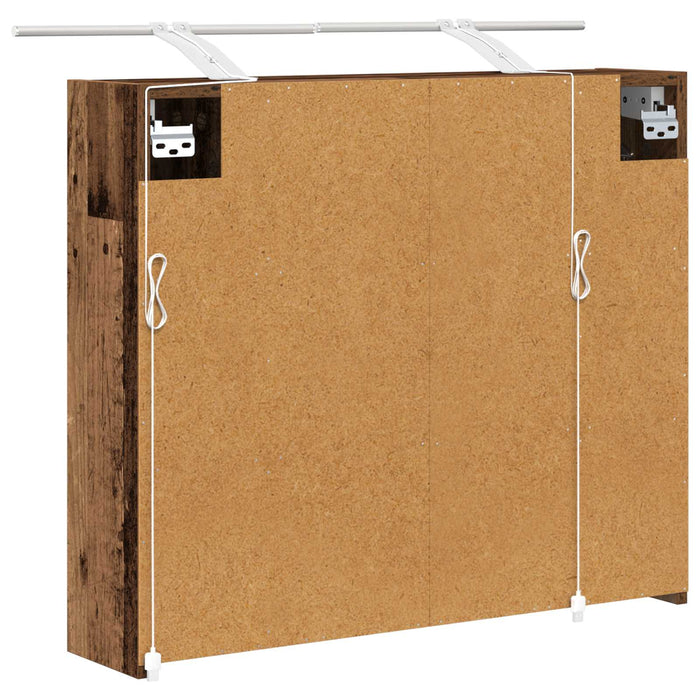Dulap cu oglindă pentru baie Lemn vechi 73,5 x 16 x 62,5 cm - WALTI WALTI