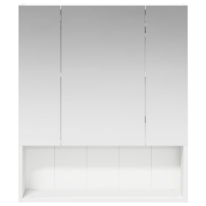 Dulap cu oglindă pentru baie cu raft Alb 60 x 14.5 x 70 cm - WALTI WALTI