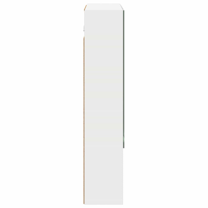 Dulap cu oglindă pentru baie cu raft Alb 60 x 14.5 x 70 cm - WALTI WALTI