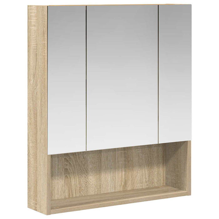 Dulap cu oglindă pentru baie Stejar Sonoma 60 x 14.5 x 70 cm - WALTI WALTI