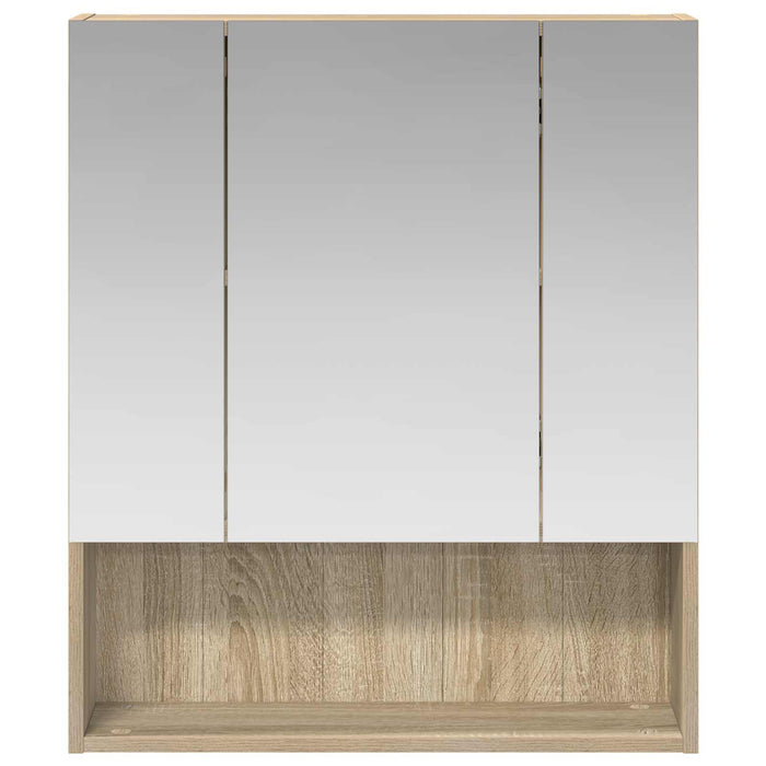 Dulap cu oglindă pentru baie Stejar Sonoma 60 x 14.5 x 70 cm - WALTI WALTI