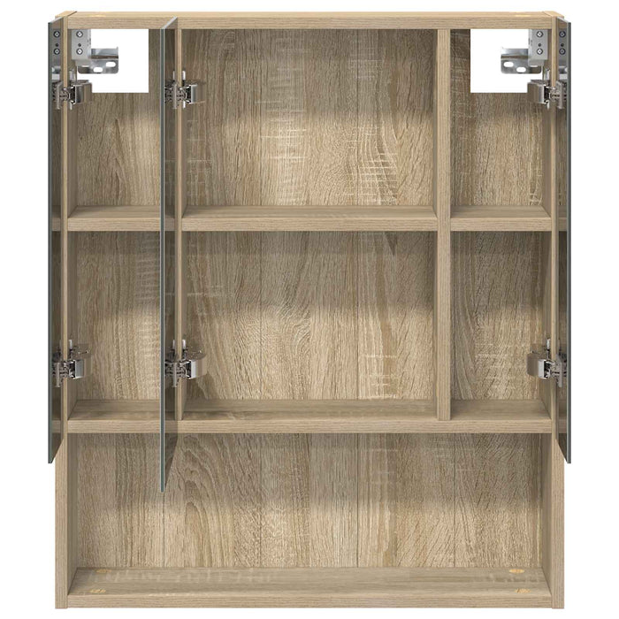Dulap cu oglindă pentru baie Stejar Sonoma 60 x 14.5 x 70 cm - WALTI WALTI