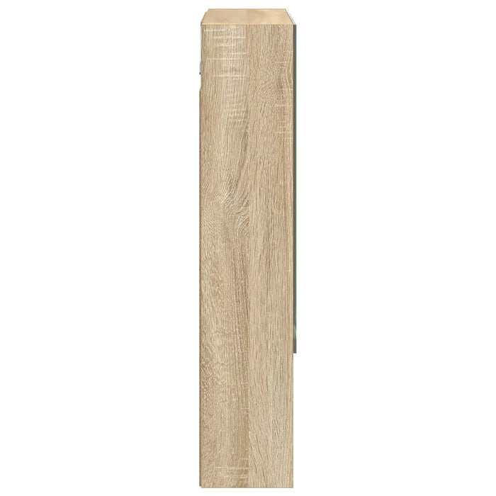 Dulap cu oglindă pentru baie Stejar Sonoma 60 x 14.5 x 70 cm - WALTI WALTI