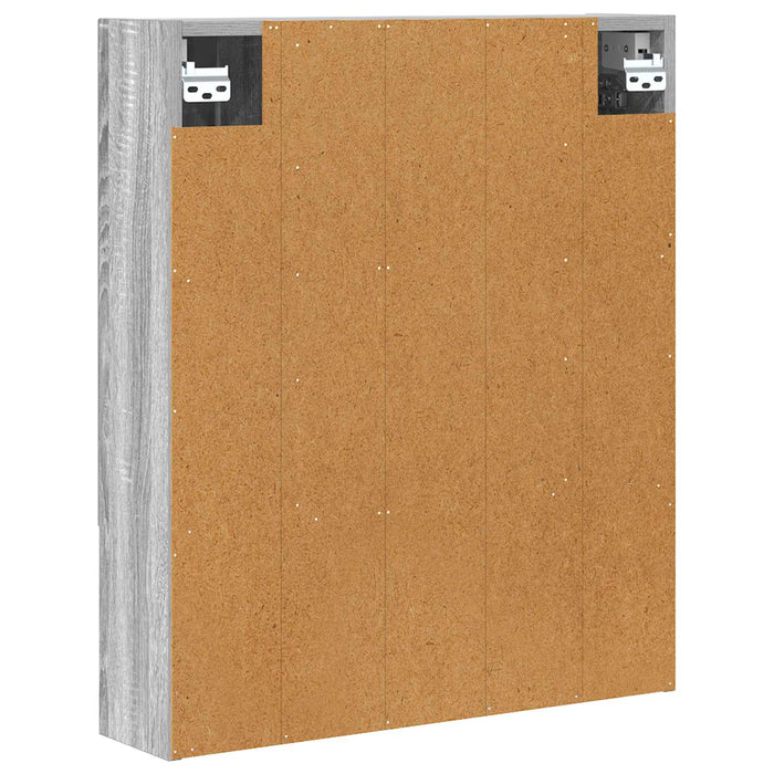 Dulap cu oglindă pentru baie Gri Sonoma 60 x 14.5 x 70 cm - WALTI WALTI