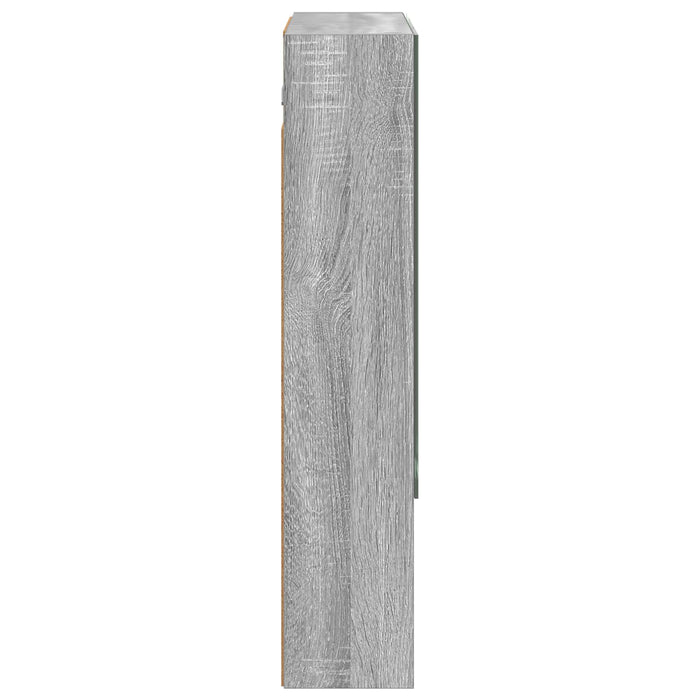 Dulap cu oglindă pentru baie Gri Sonoma 60 x 14.5 x 70 cm - WALTI WALTI