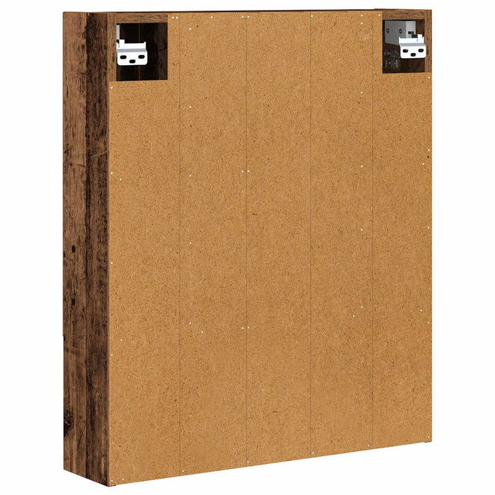 Dulap cu oglindă pentru baie Lemn vechi 60 x 14.5 x 70 cm - WALTI WALTI