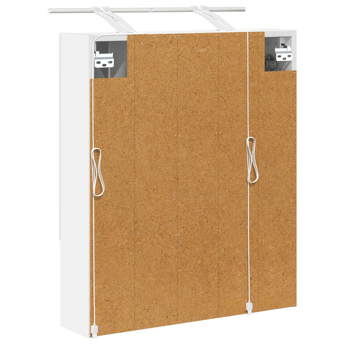 Dulap cu oglindă pentru baie cu raft Alb 60 x 14.5 x 70 cm - WALTI WALTI