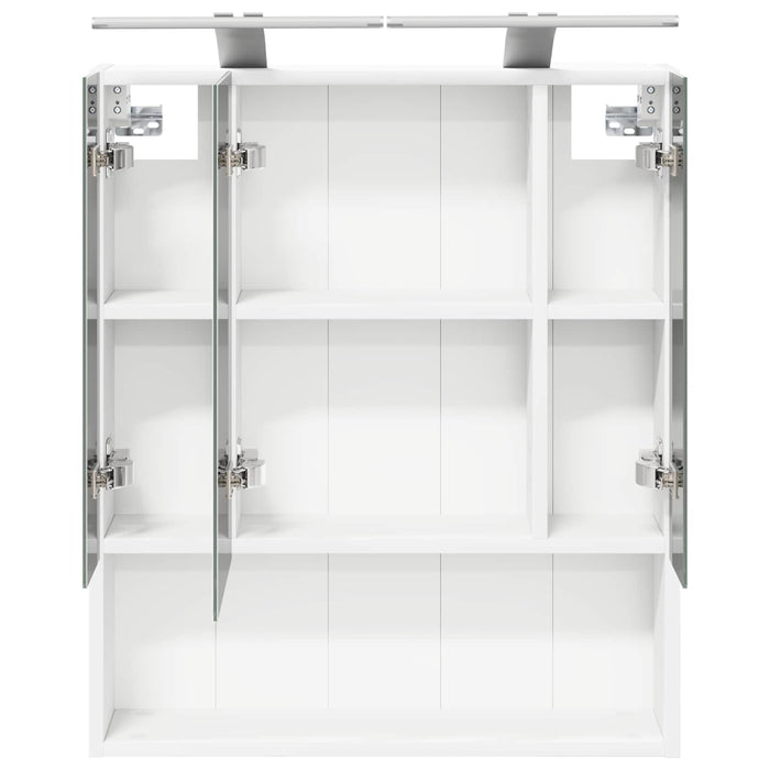 Dulap cu oglindă pentru baie cu raft Alb 60 x 14.5 x 70 cm - WALTI WALTI