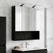 Dulap cu oglindă pentru baie Stejar Negru 60 x 14.5 x 70 cm - WALTI WALTI