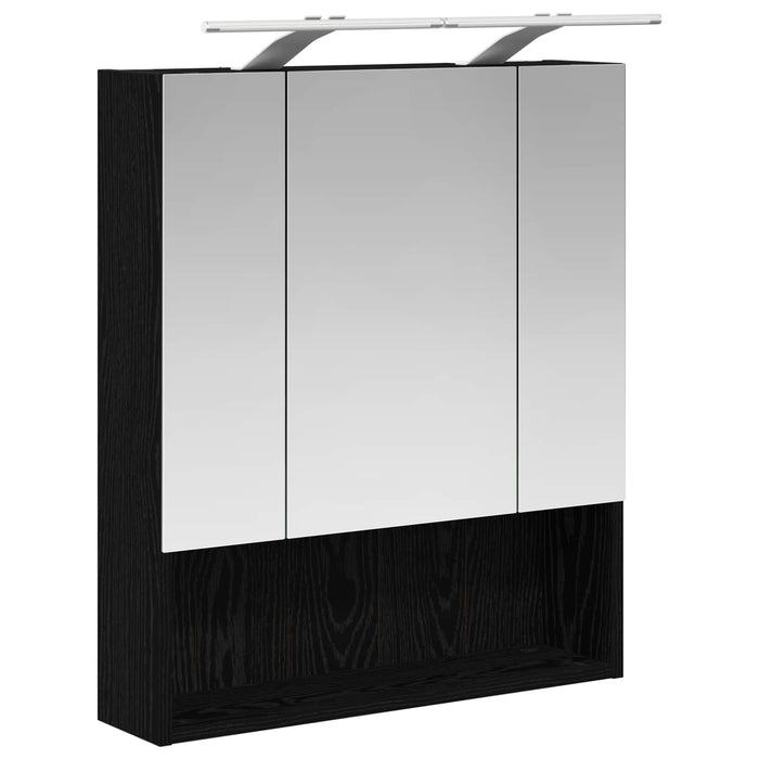 Dulap cu oglindă pentru baie Stejar Negru 60 x 14.5 x 70 cm - WALTI WALTI