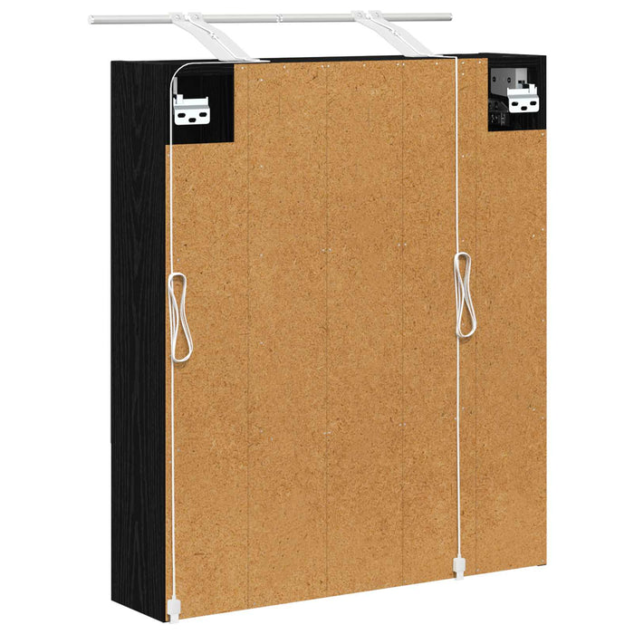 Dulap cu oglindă pentru baie Stejar Negru 60 x 14.5 x 70 cm - WALTI WALTI