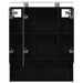 Dulap cu oglindă pentru baie Stejar Negru 60 x 14.5 x 70 cm - WALTI WALTI