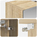 Dulap cu oglindă pentru baie Stejar Sonoma 60 x 14.5 x 70 cm - WALTI WALTI