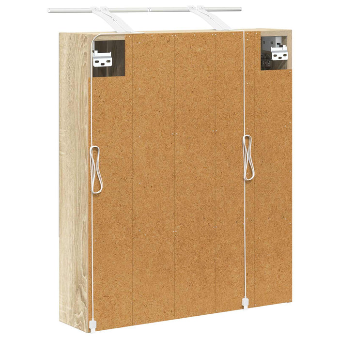 Dulap cu oglindă pentru baie Stejar Sonoma 60 x 14.5 x 70 cm - WALTI WALTI
