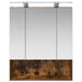 Dulap cu oglindă pentru baie Stejar fumuriu 60 x 14.5 x 70 cm - WALTI WALTI