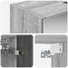 Dulap cu oglindă pentru baie Gri Sonoma 60 x 14.5 x 70 cm - WALTI WALTI