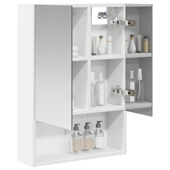 Dulap cu oglindă pentru baie Alb 50 x 14,5 x 70 cm - WALTI WALTI