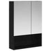 Dulap cu oglindă pentru baie Stejar Negru 50 x 14,5 x 70 cm - WALTI WALTI