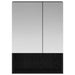 Dulap cu oglindă pentru baie Stejar Negru 50 x 14,5 x 70 cm - WALTI WALTI