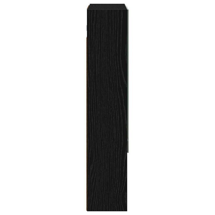 Dulap cu oglindă pentru baie Stejar Negru 50 x 14,5 x 70 cm - WALTI WALTI