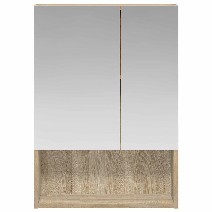 Dulap cu oglindă pentru baie Stejar Sonoma 50 x 14,5 x 70 cm - WALTI WALTI